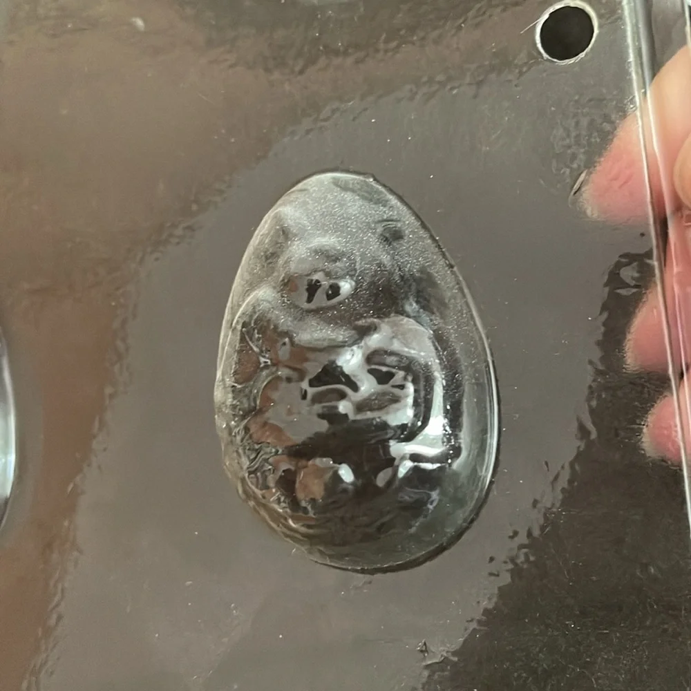 Easter Chocolate Candy / Soap Mold Set, Deep Egg And shallow lollipop designs